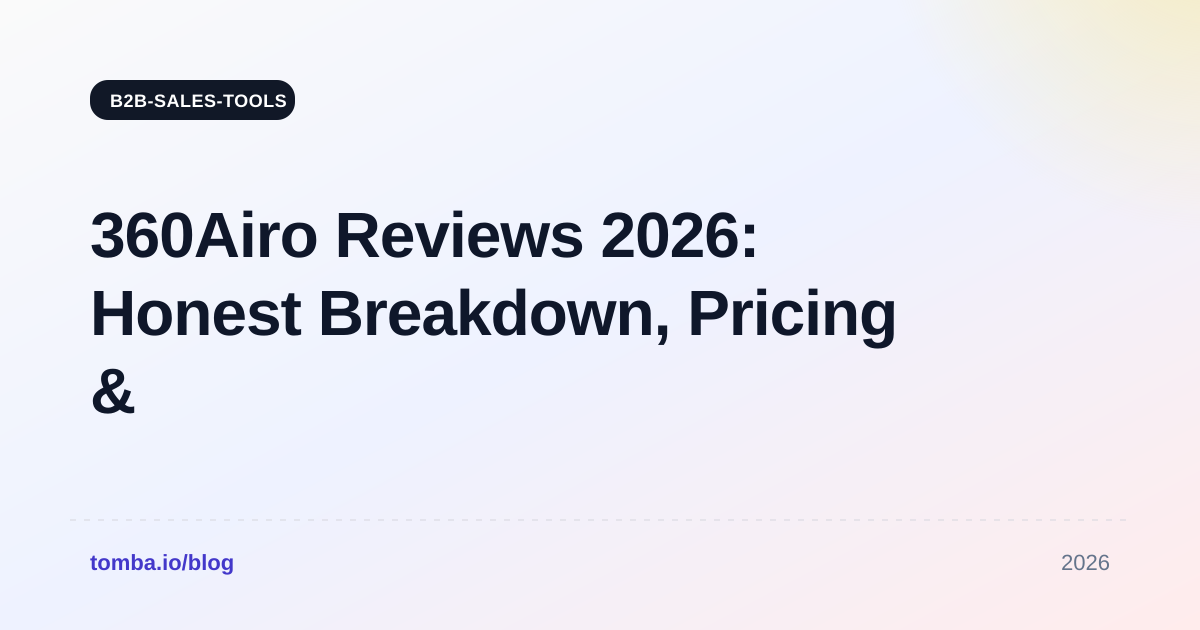 360Airo Reviews 2026: Honest Breakdown, Pricing & Alternatives