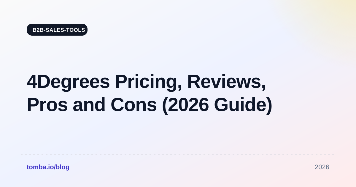 4Degrees Pricing Reviews Pros and Cons (2026 Guide)