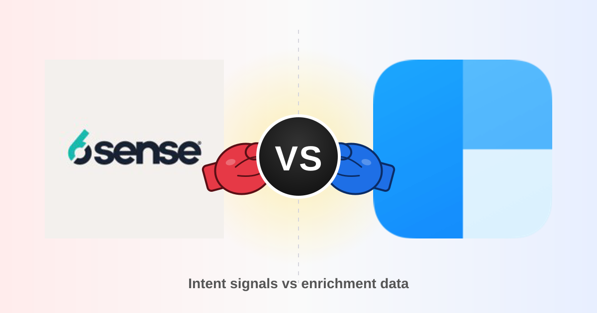 6sense vs Clearbit (2026): Which ABM Data Platform Wins?