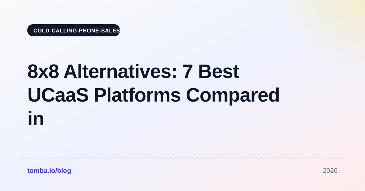 8x8 Alternatives: 7 Best UCaaS Platforms Compared in 2026