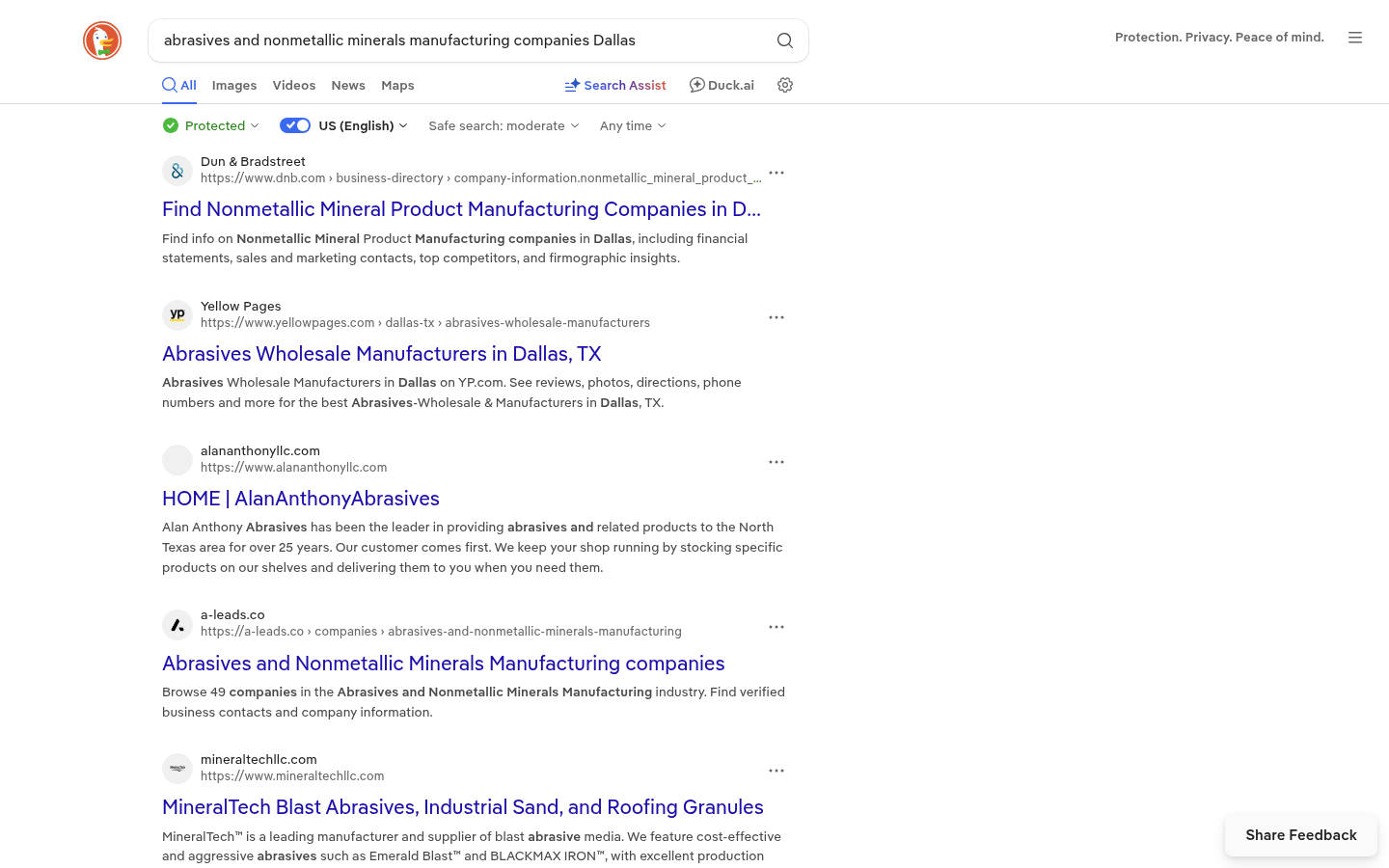 Competitor comparison of B2B prospecting tools for industrial manufacturing leads