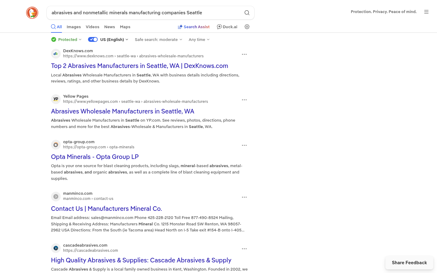 Apollo, ZoomInfo, and Tomba Reveal compared on Seattle industrial coverage