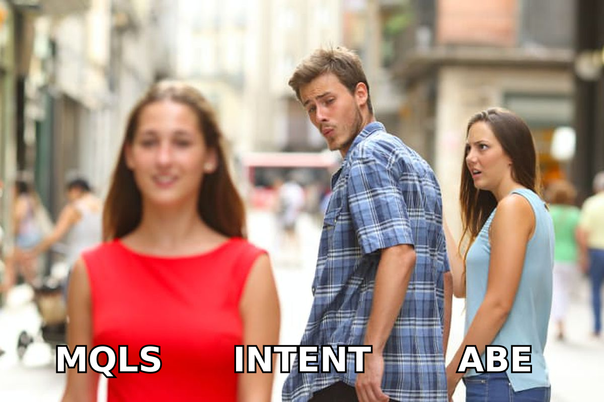 Distracted-boyfriend ABE switch