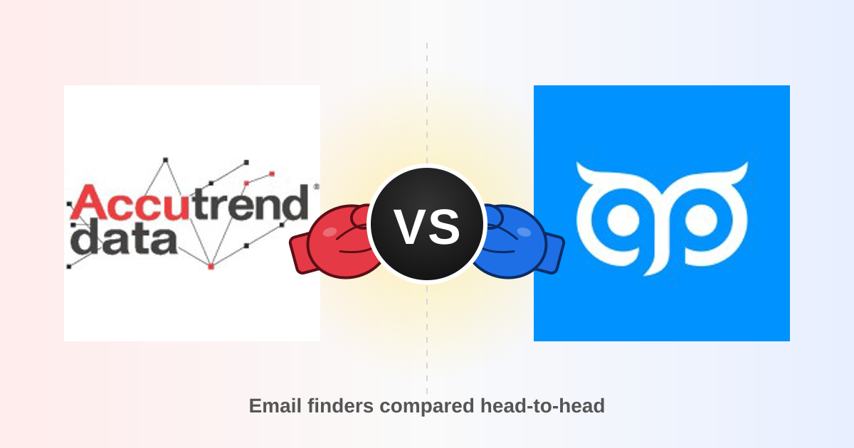 Accutrend vs GetProspect: Email Finder Showdown (2026)
