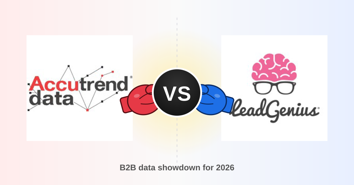 Accutrend vs LeadGenius 2026: Which B2B Data Tool Wins?