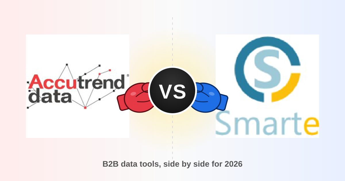 Accutrend vs Smarte (2026): B2B Data Platforms Compared