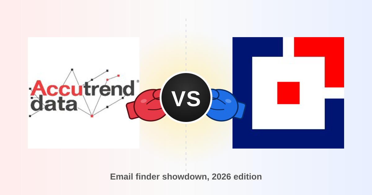 Accutrend vs Tomba: Email Finder Accuracy & Pricing (2026)
