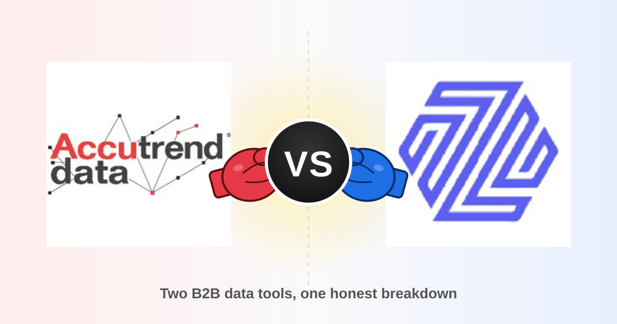 Accutrend vs Zintlr 2026: Which B2B Data Tool Wins?