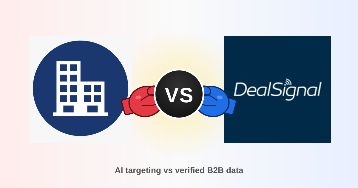Adaptio vs DealSignal 2026: B2B Data Platform Comparison