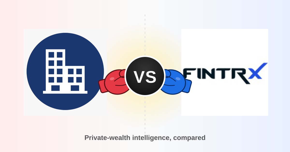 Adaptio vs Fintrx 2026: Wealth Data Platform Comparison