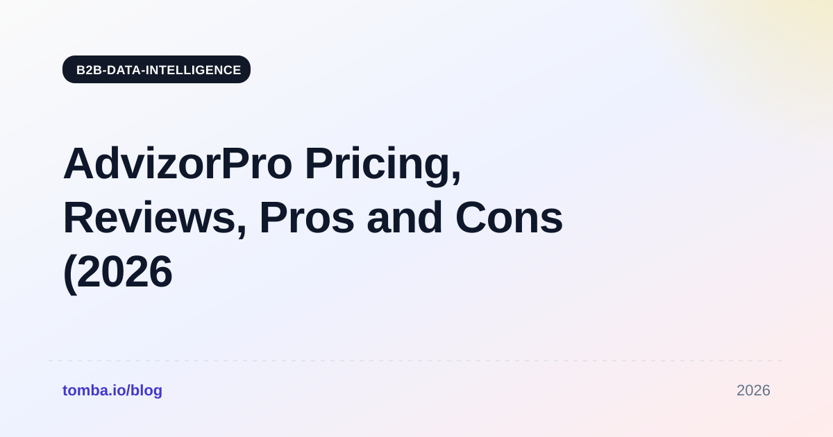AdvizorPro Pricing Reviews Pros and Cons: 2026 Guide