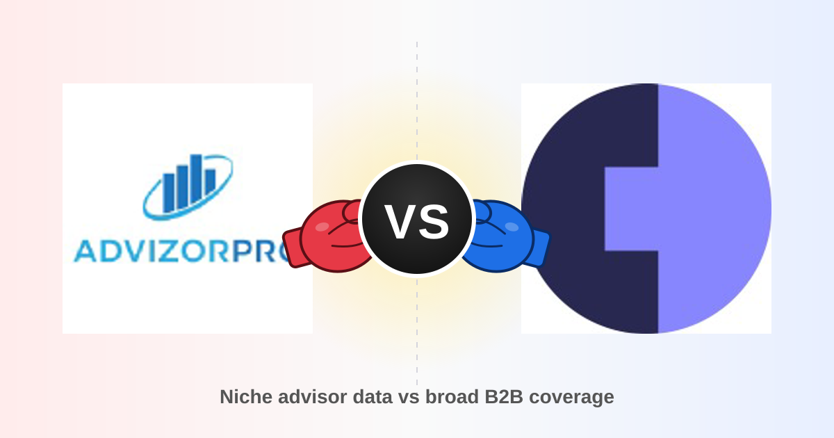 AdvizorPro vs Cognism 2026: B2B Data Platform Comparison