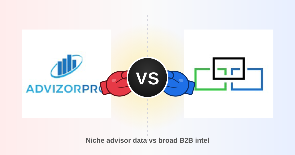 AdvizorPro vs DiscoverOrg: Which B2B Data Wins in 2026?