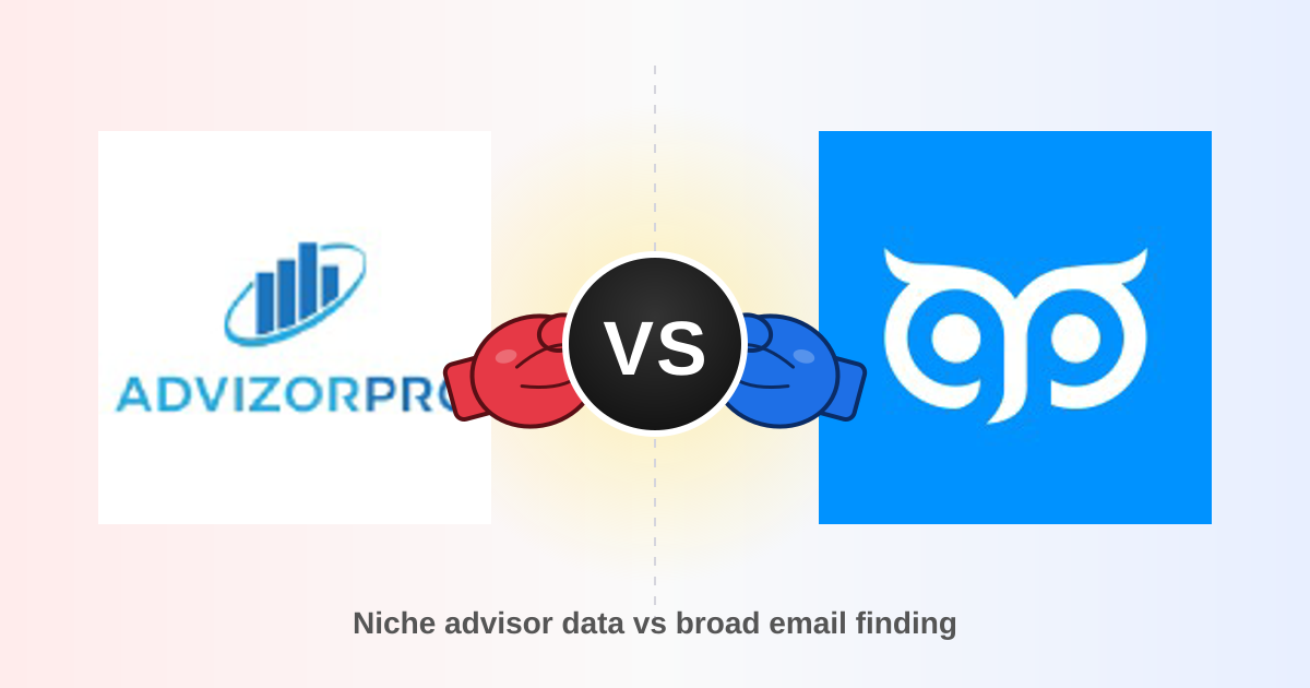 AdvizorPro vs GetProspect 2026: B2B Data Tools Compared