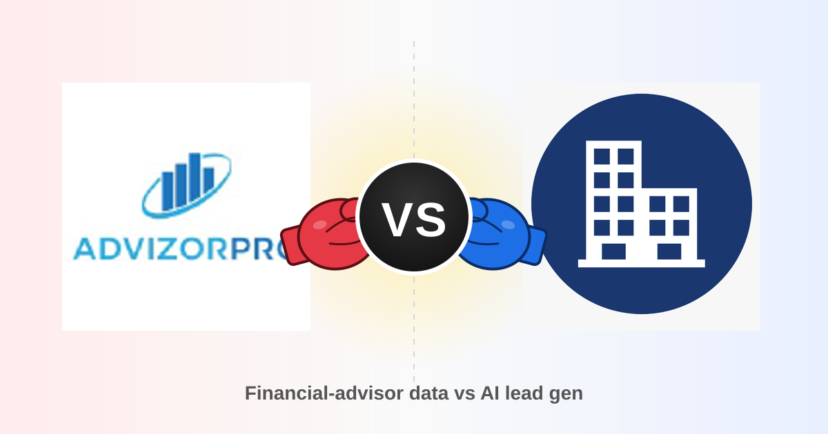 AdvizorPro vs LeadsForge: 2026 B2B Data Platform Comparison