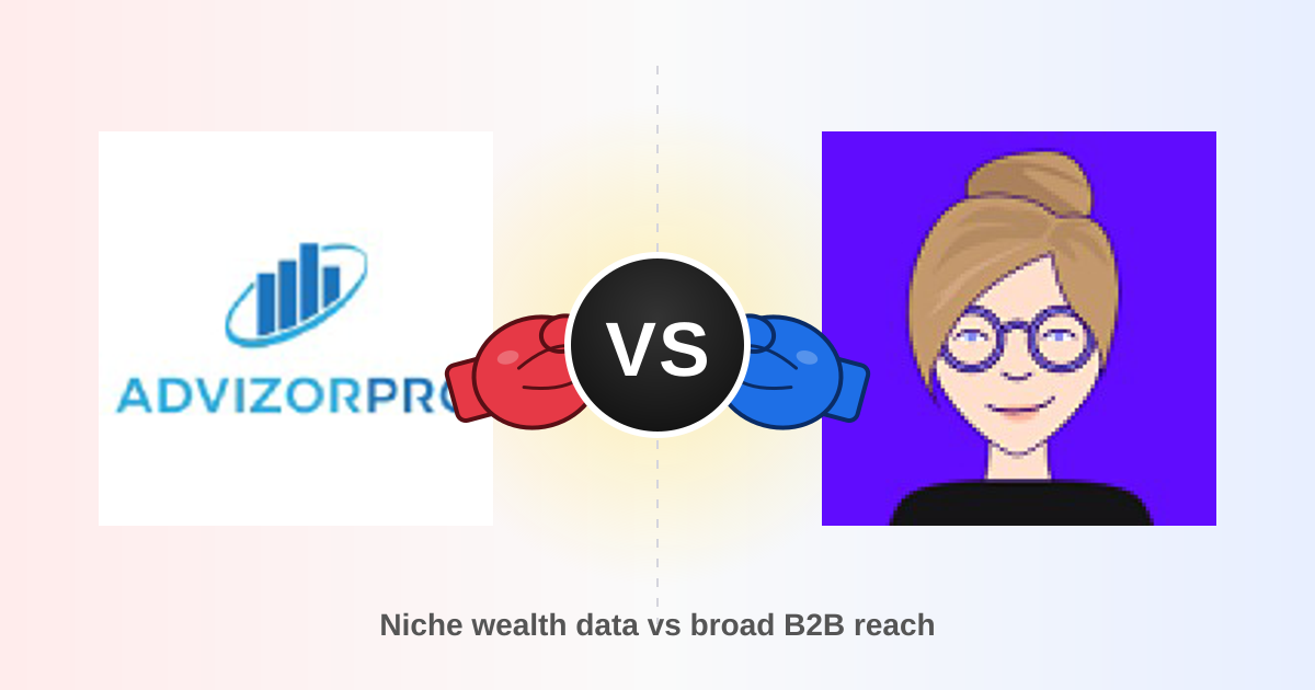 AdvizorPro vs Lusha 2026: Which B2B Data Tool Wins?
