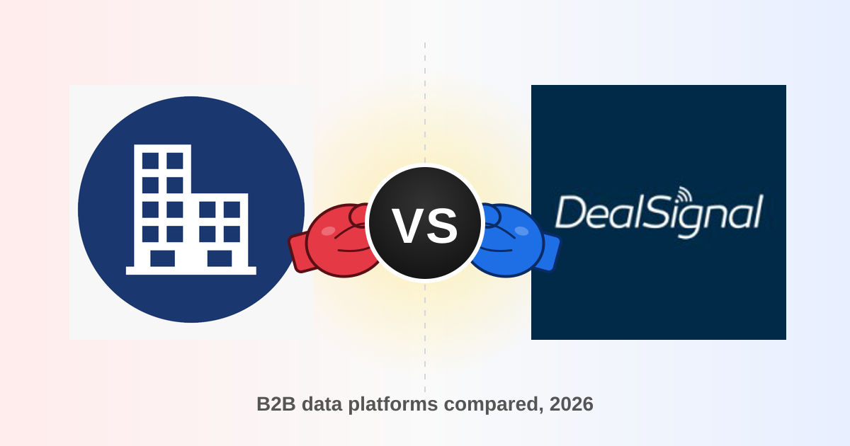 Affistash vs Dealsignal 2026: B2B Data Platform Showdown