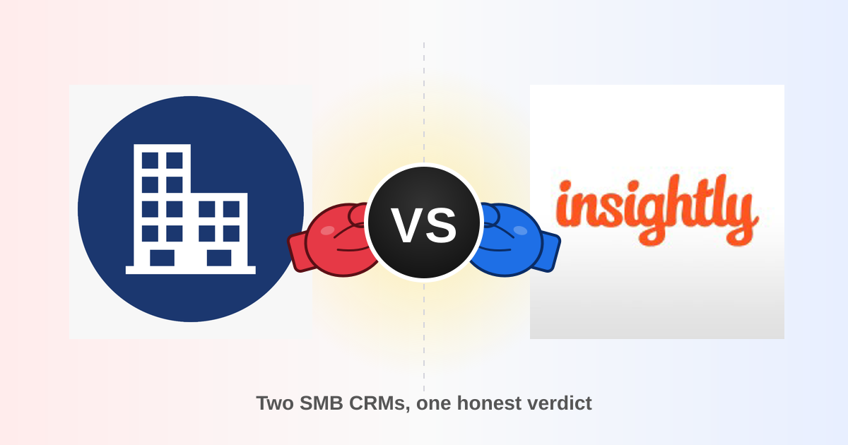 Agile CRM vs Insightly (2026): Which CRM Wins for SMBs?