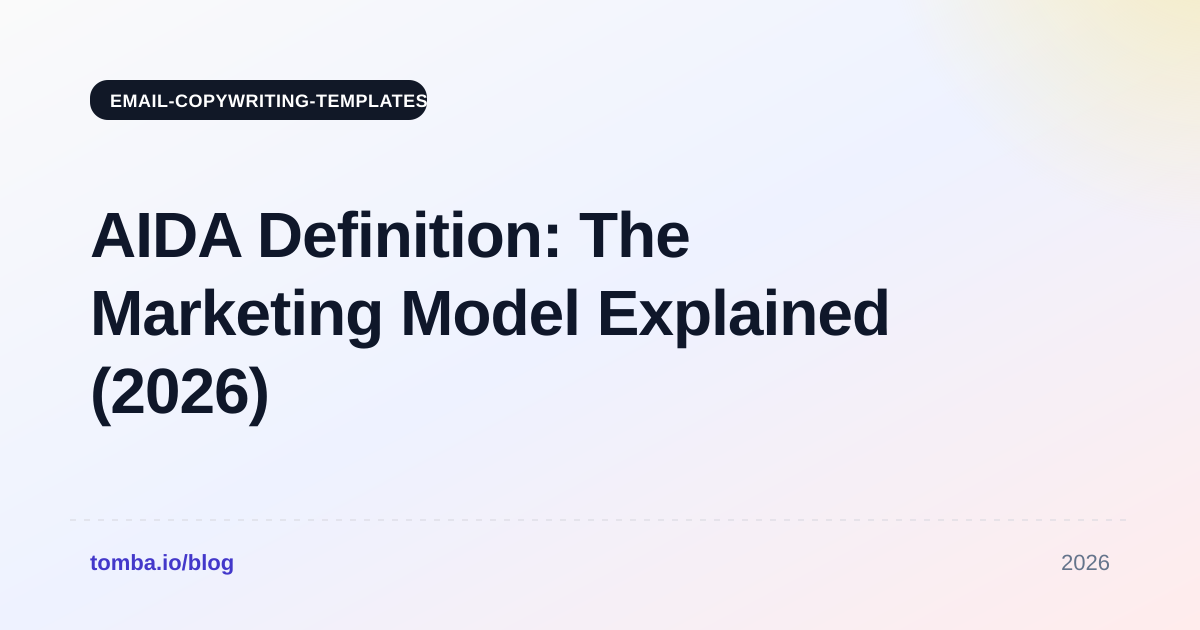 AIDA Definition: The Marketing Model Explained (2026)