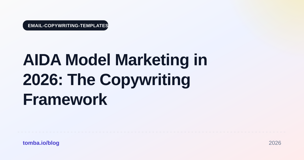 AIDA Model Marketing in 2026: The Copywriting Framework