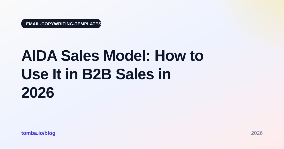 AIDA Sales Model: How to Use It in B2B Sales in 2026