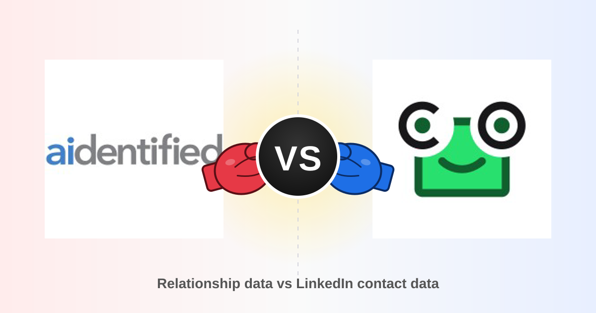 Aidentified vs ContactOut 2026: B2B Contact Data Compared