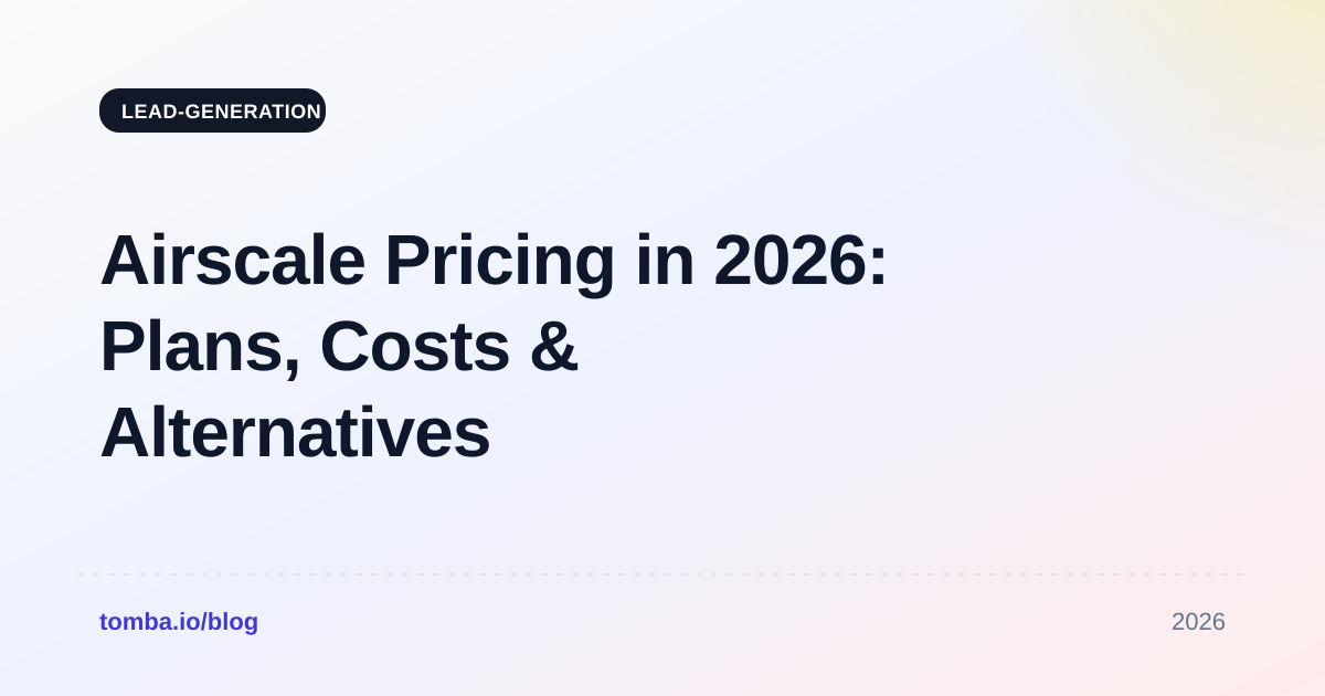 Airscale Pricing in 2026: Plans, Costs & Alternatives