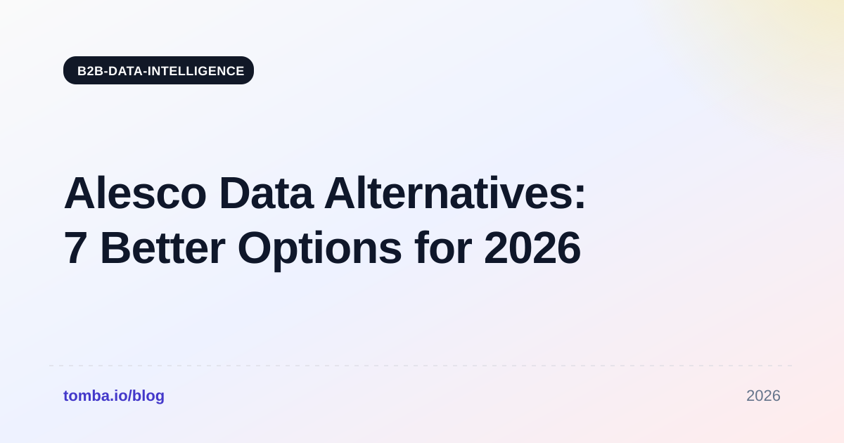 Alesco Data Alternatives: 7 Better Options for 2026