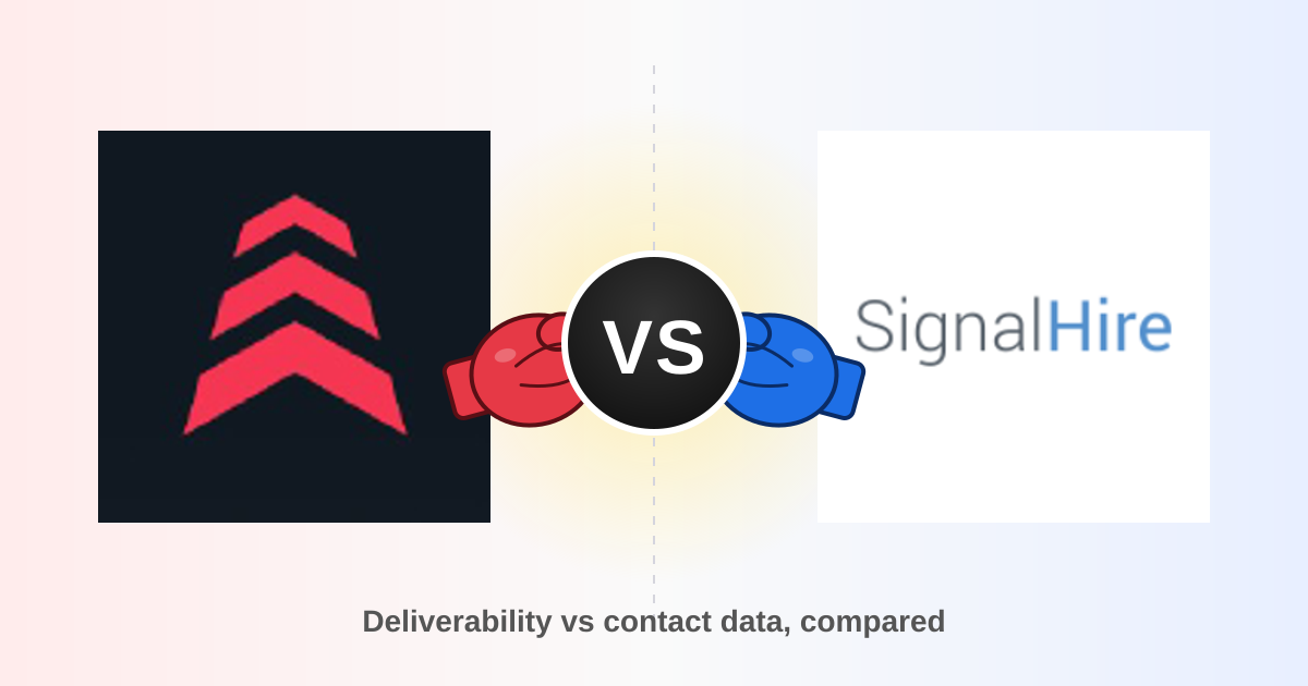 Allegrow vs SignalHire 2026: Deliverability vs Contact Data