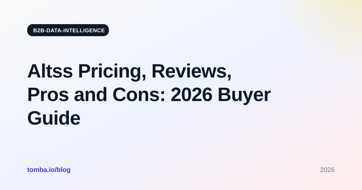 Altss Pricing, Reviews, Pros and Cons: 2026 Buyer Guide