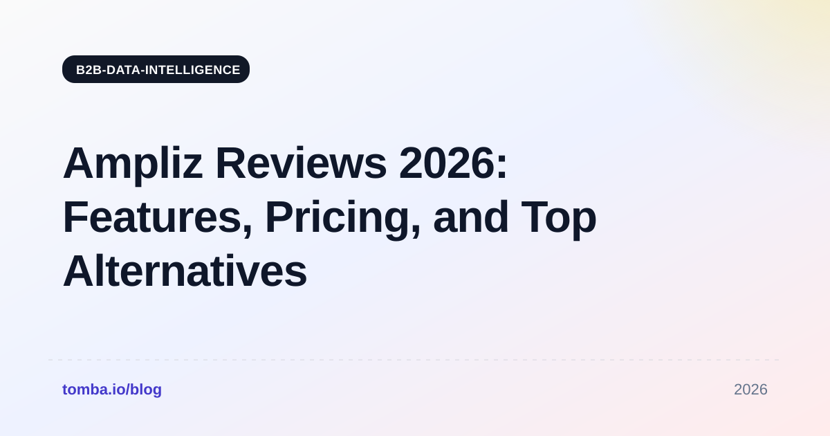 Ampliz Reviews 2026: Features, Pricing, and Top Alternatives