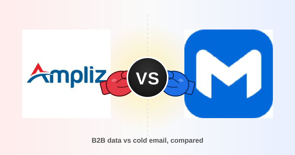 Ampliz vs Emailchaser 2026: Data vs Cold Email Compared