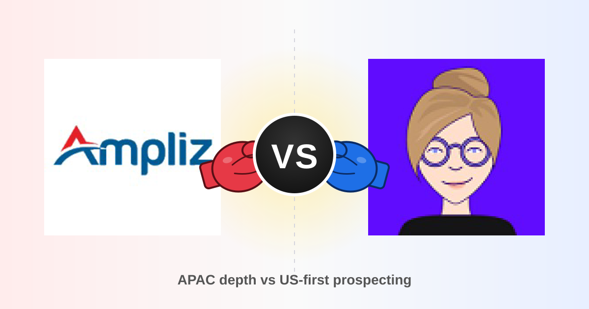 Ampliz vs Lusha 2026: B2B Contact Data Tools Compared