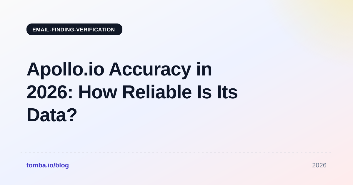Apollo.io Accuracy in 2026: How Reliable Is Its Data?