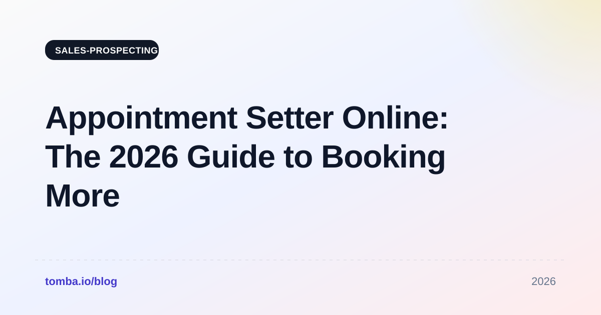 Appointment Setter Online: The 2026 Guide to Booking More Calls