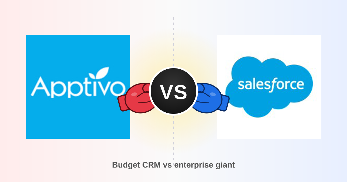 Apptivo vs Salesforce 2026: Which CRM Fits Your Team?