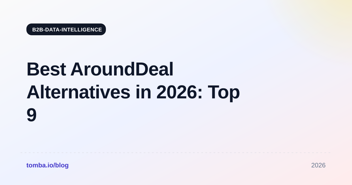 Best AroundDeal Alternatives in 2026: Top 9 Tools Compared