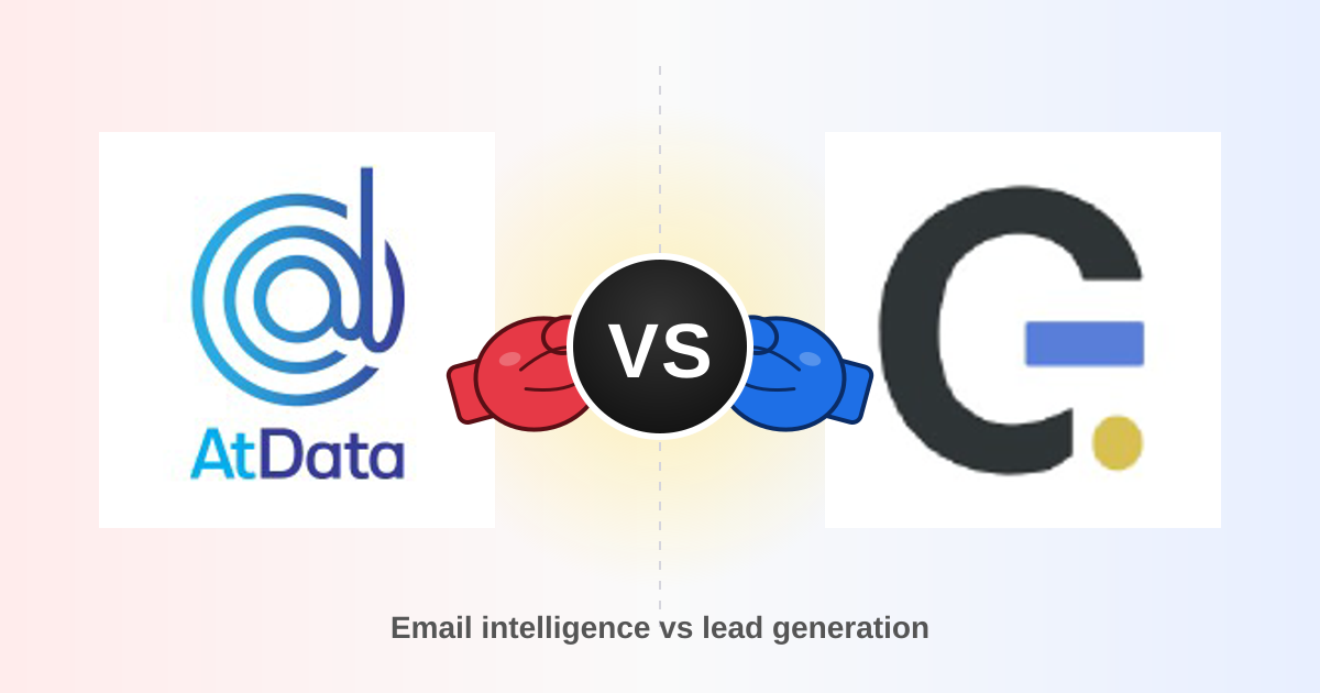 AtData vs Generect: Which B2B Data Tool Wins in 2026?
