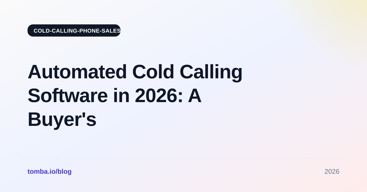 Automated Cold Calling Software in 2026: A Buyer's Guide