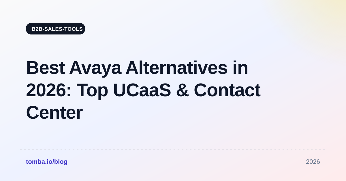 Best Avaya Alternatives in 2026: Top UCaaS & Contact Center Picks