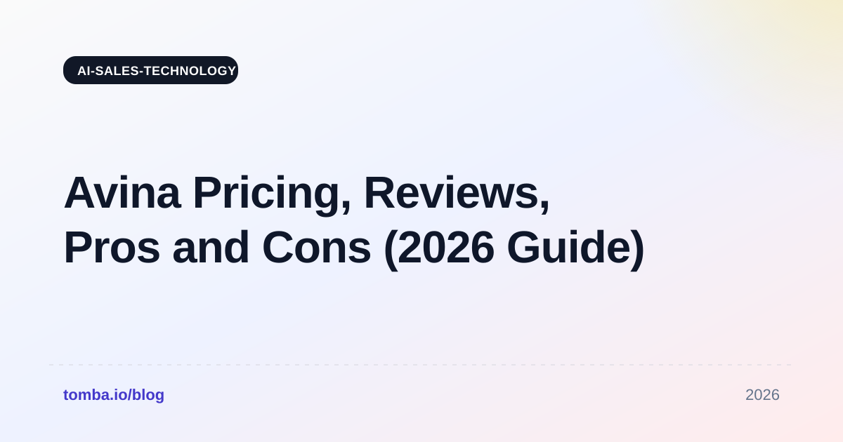 Avina Pricing, Reviews, Pros and Cons (2026 Guide)