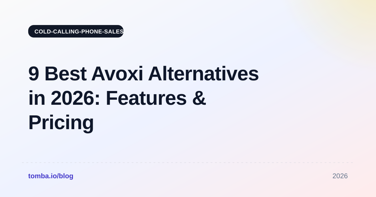 9 Best Avoxi Alternatives in 2026: Features & Pricing