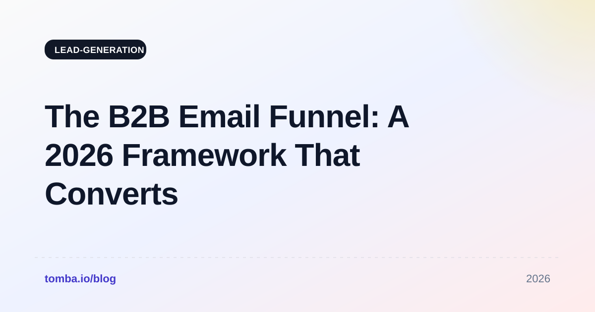 The B2B Email Funnel: A 2026 Framework That Converts