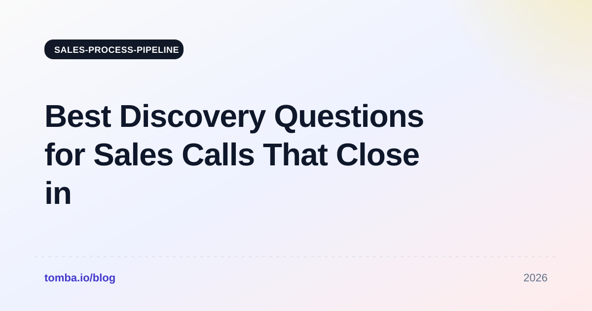 Best Discovery Questions for Sales Calls That Close in 2026