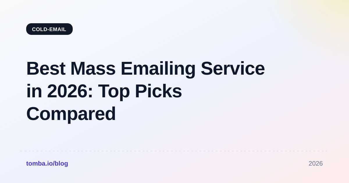 Best Mass Emailing Service in 2026: Top Picks Compared
