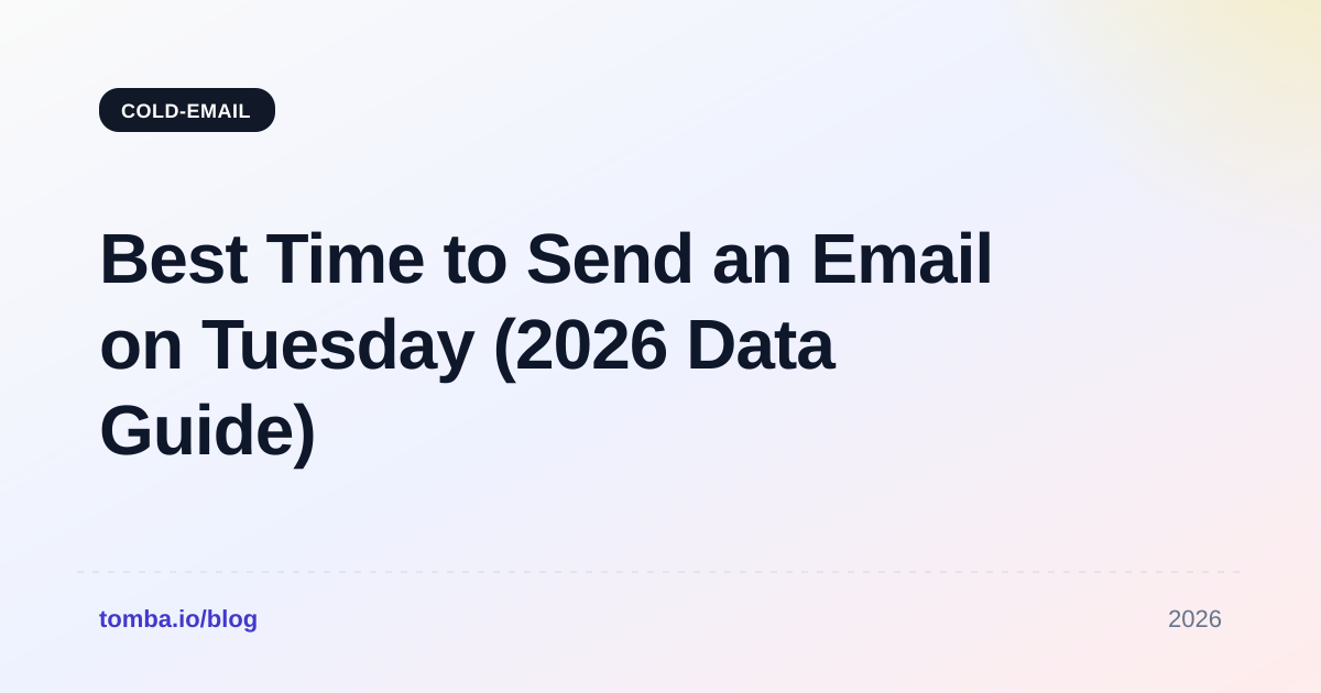 Best Time to Send an Email on Tuesday (2026 Data Guide)