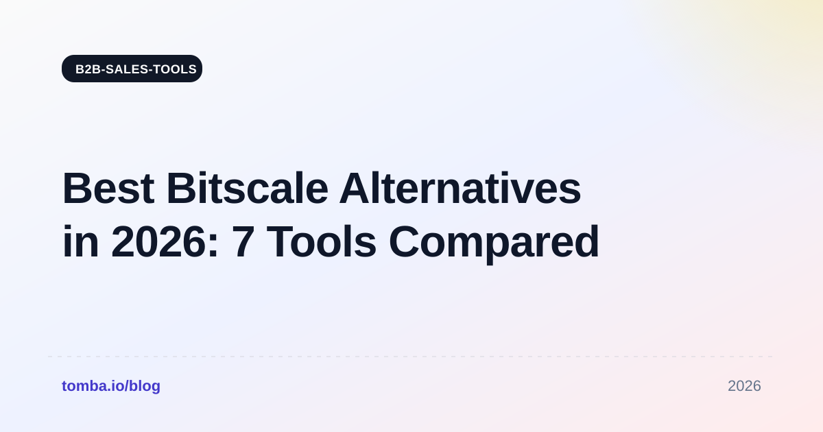 Best Bitscale Alternatives in 2026: 7 Tools Compared