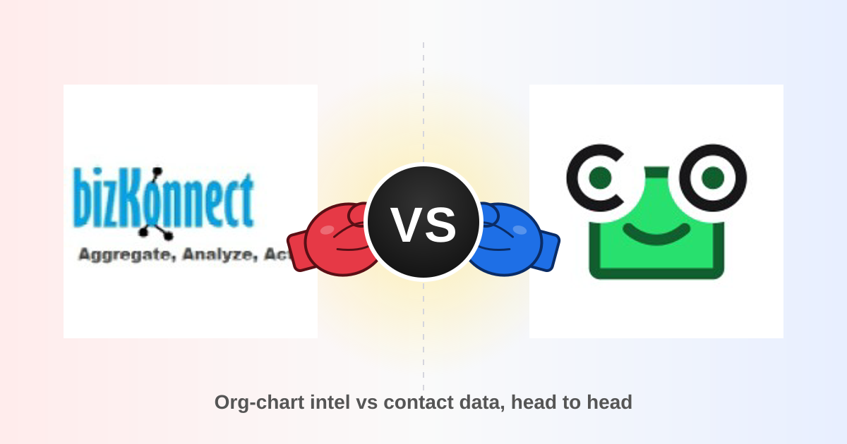 Bizkonnect vs ContactOut: Which B2B Data Tool Wins in 2026?