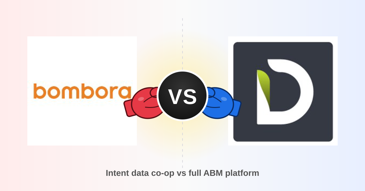 Bombora vs Demandbase 2026: Intent Data & ABM Compared
