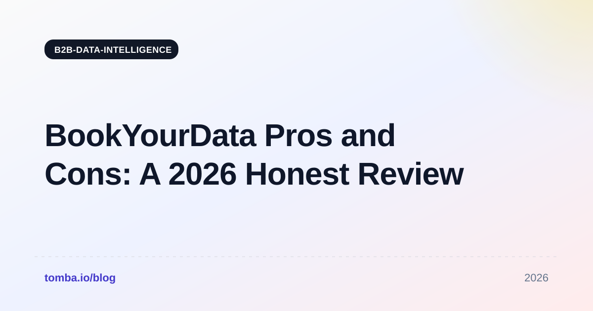 BookYourData Pros and Cons: A 2026 Honest Review